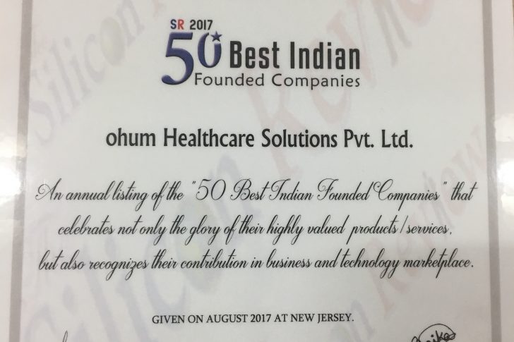 50 Best Indian Founded Companies by The Silicon Review Magazine